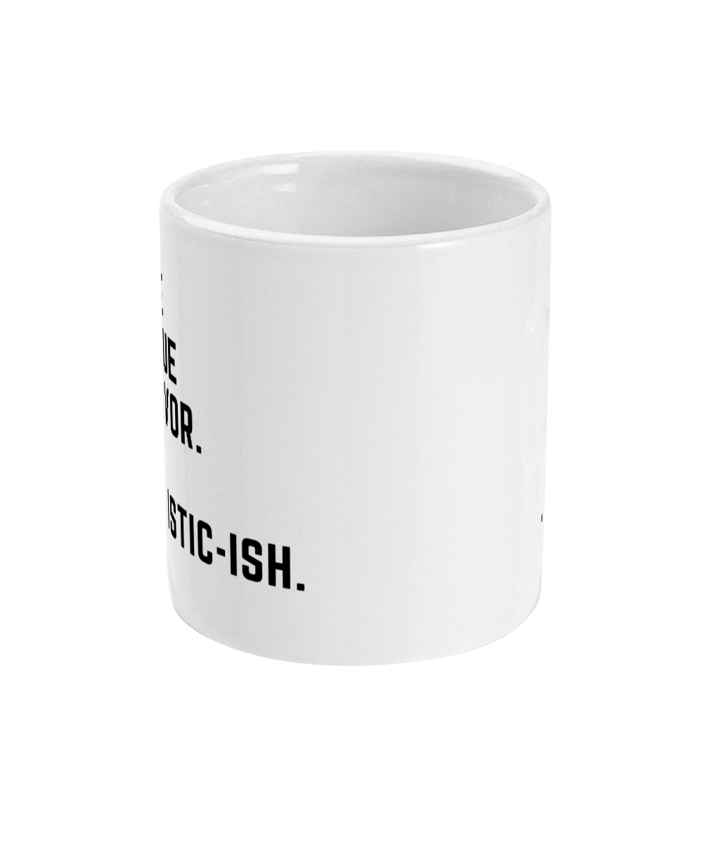 11oz Mug 11 Oz Ceramic Mug Swipe Fatigue Survivor Still Optimistic-ish