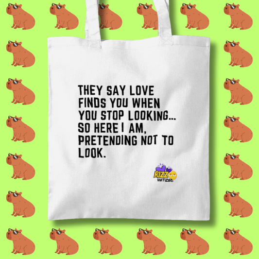 Westford Bag for Life - Long Handles Organic Cotton Tote Bag They say love finds you when you stop looking… so here I am, pretending not to look.